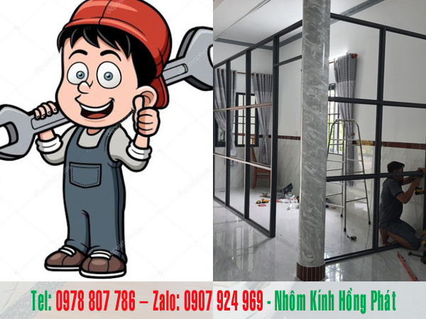 sửa cửa nhôm kính quận 7 tại nhà